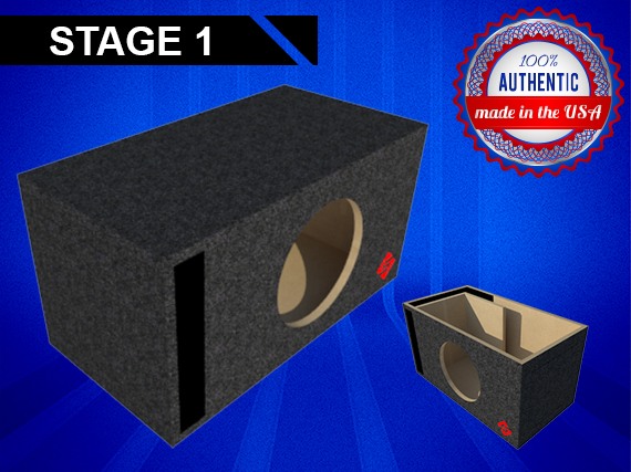 Stage 1 Ported Enclosure for Single Skar Audio evl-10 – Sonix Enclosures